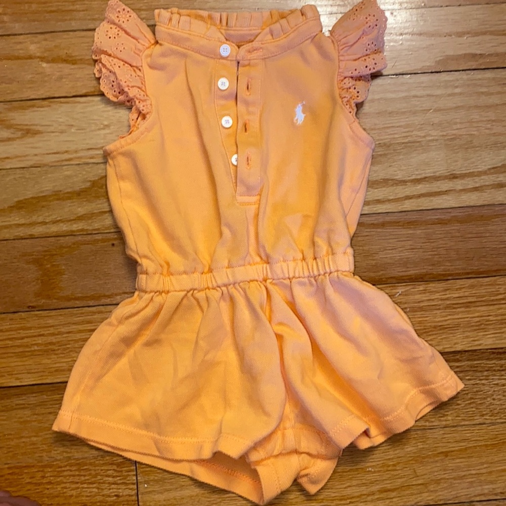 Ralph Lauren 3M Orange Romper